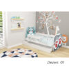 Acma-VII-Krevet-za-decu-Animals-160x80cm-sa-dodatnom-fiokom-White-+-Gratis-dusek-Vise-dezena-ACMKRAN160X80F-1