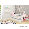 Acma-VII-Krevet-za-decu-Animals-160x80cm-sa-dodatnom-fiokom-White-+-Gratis-dusek-Vise-dezena-ACMKRAN160X80F-3