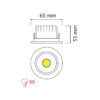 Horoz-Electric-Ugradna-Led-svetiljka-3W-Sara-Bela-Mat-Hrom-016-005-0003-2