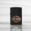 Zippo-Upaljac-Z218HD-H252-Harley-Davidson-Logo-Black-Matte-4206-1