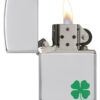 Zippo-Upaljac-Z24007-Four-Leaf-Clover-Chrome-Bit-O'-Luck-883-2