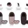 Kikka-Boo-Zimska-navlaka-za-kolica-Fur-Melange-Grey-KKB41103-2