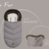 Kikka-Boo-Zimska-navlaka-za-kolica-Luxury-Fur-Dots-Grey-KKB41094-1