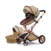 Hot-Mom-Kolica-za-bebe-2u1-(sportsko-sediste+korpa)-Croco-F22CROCO