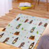 BBO Sklopiva podloga za igru od pene 180x200x1cm Happy Bear ZH-1HB