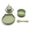 Lorelli-Silikonski-set-za-hranjenje-bebe-4-kom-Natural-Fresh-Green-10230700004